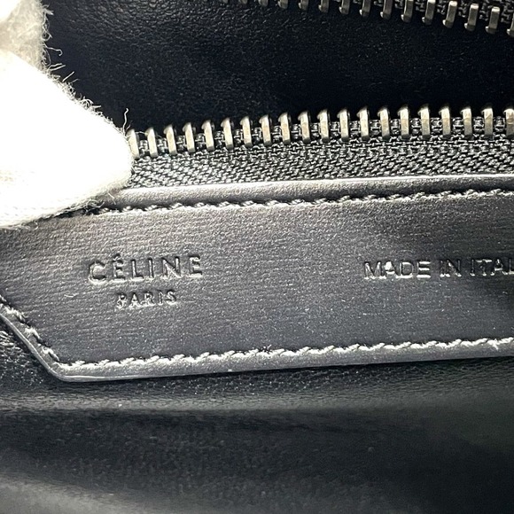CELINE Black Leather Tote Bag - Picture 11 of 13